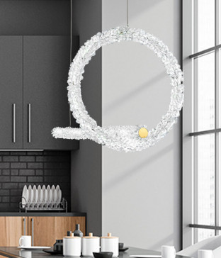 스노잉 일자형 LED 식탁조명, 주방식탁조명 30W