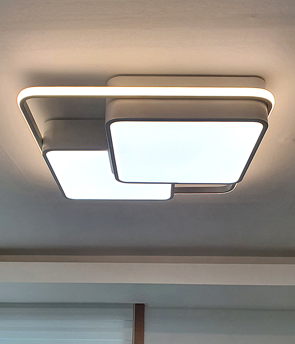 마네스 사각 국산LED방등 안방조명 50W